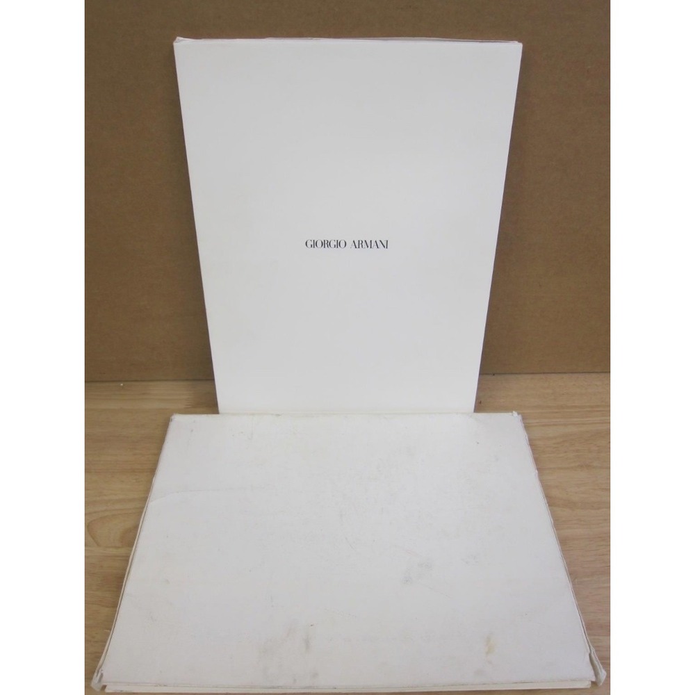 Vintage 1990 Giorgio Armani Autumn Winter 1990/91 Folio Photo Aldo Fallai Electa